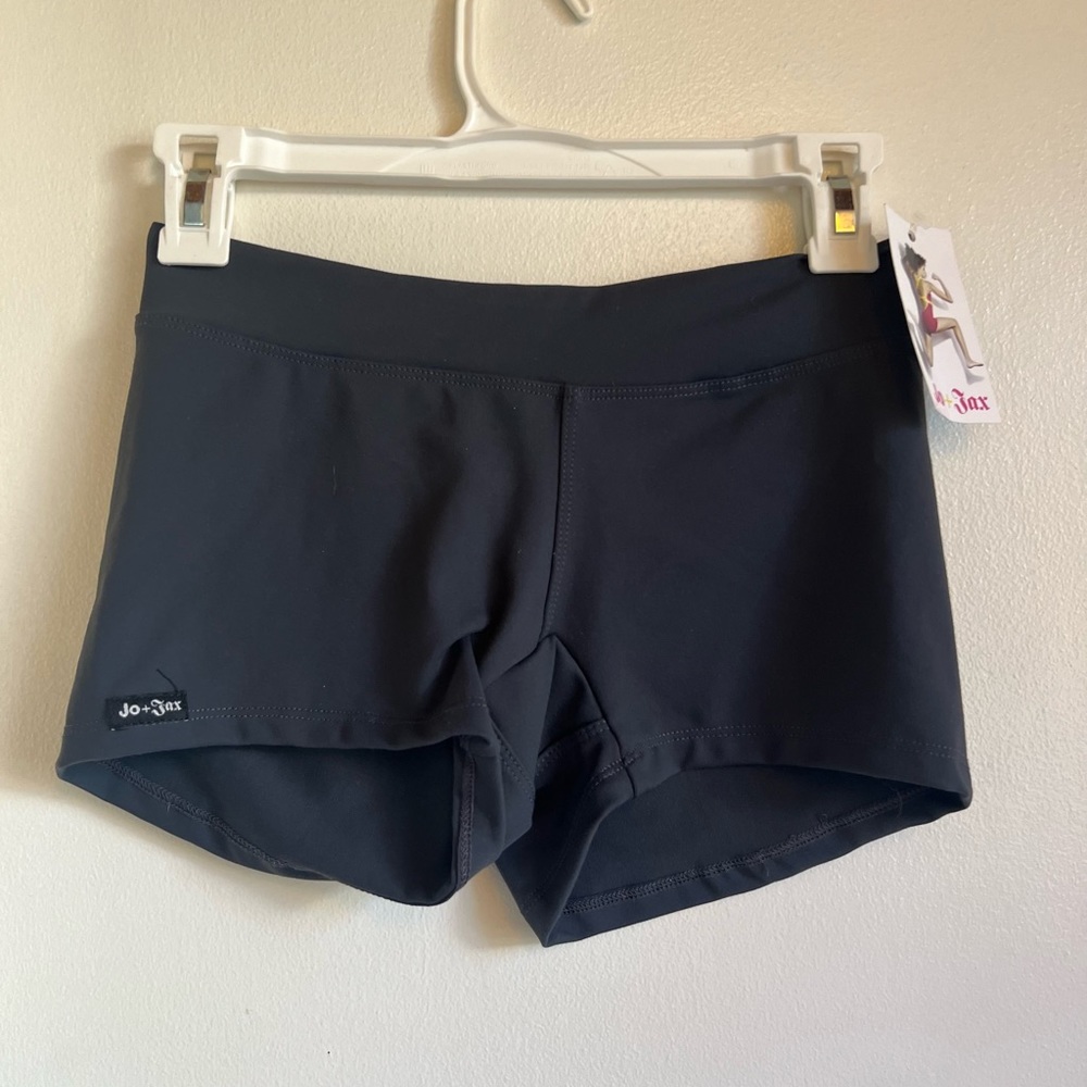 Jo+Jax, Small, Grey, booty shorts, Never Worn, NWT, dance shorts, spandex, dance